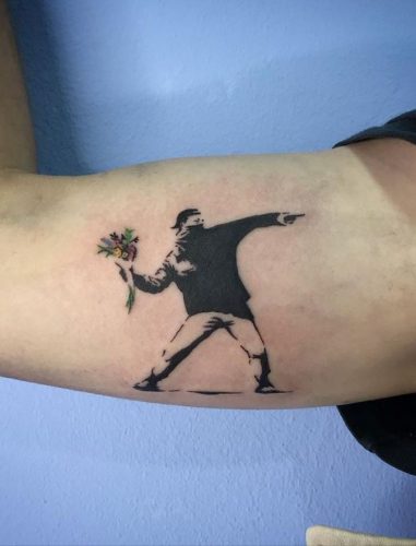 Banksy tattoo